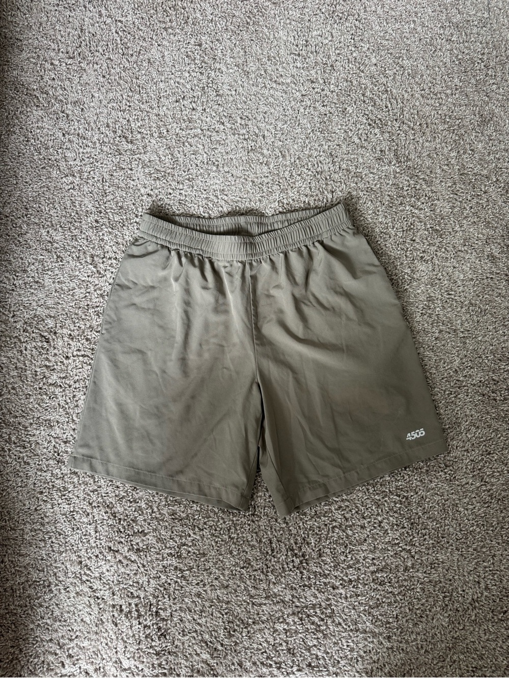 Men’s ASOS tan gym shorts